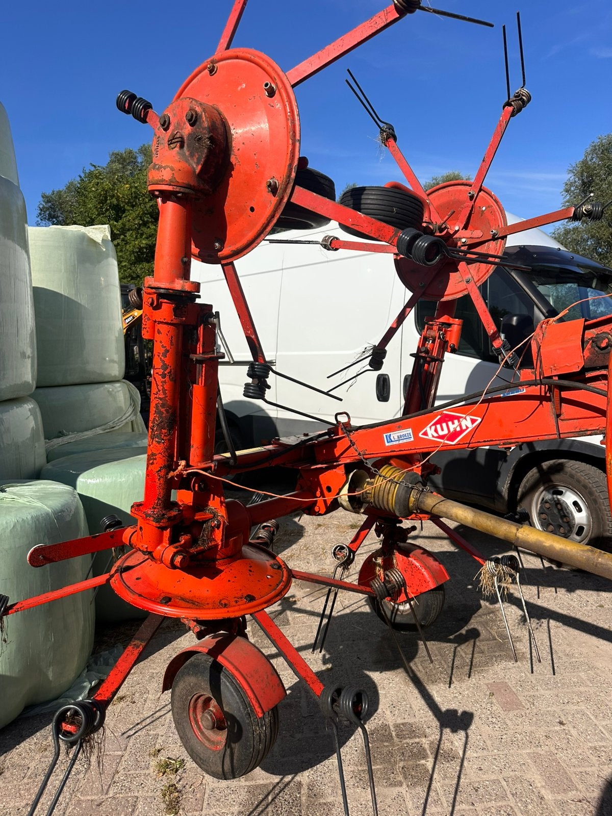 Kuhn gm 5001 mh 4 elements schudder, Ophalen, Weidebouw
