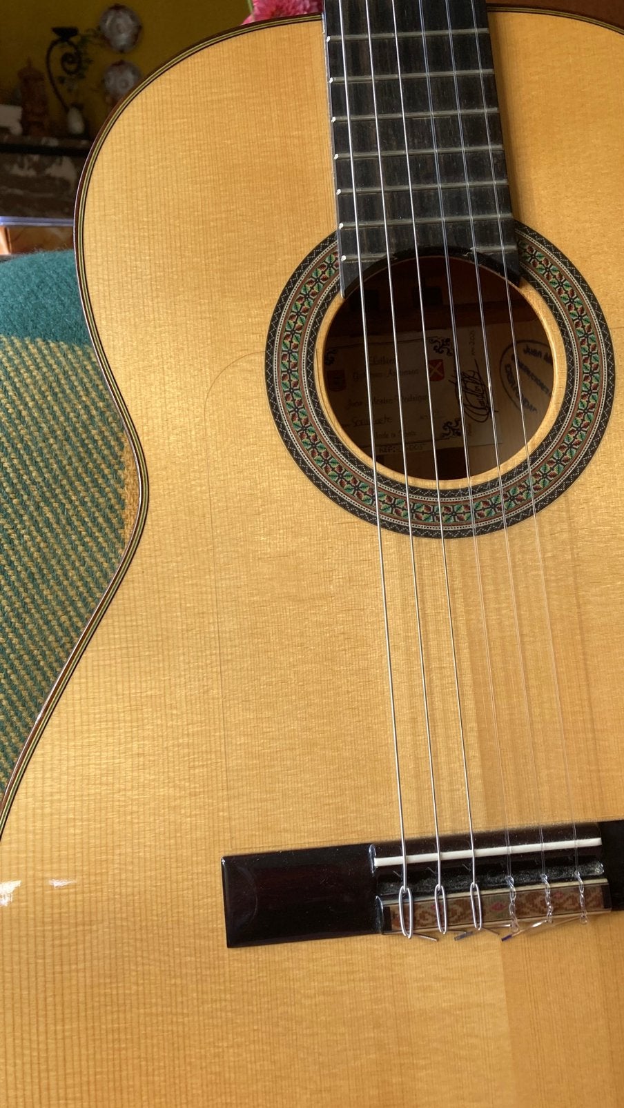 Flamenco guitar, Muziek en Instrumenten, Ophalen, Zo goed als nieuw, Klassieke of Spaanse gitaar
