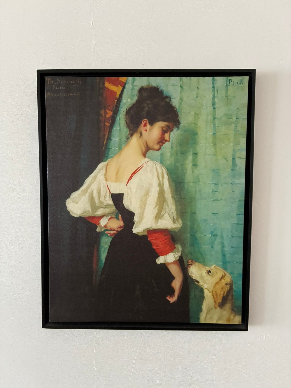 Doek / canvas Therese Schwartze, Ophalen