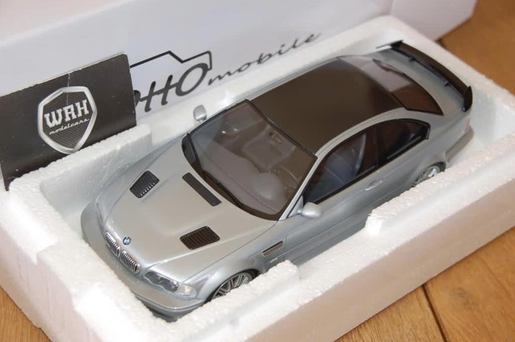 1:18 BMW M3 E46 GTR STREET silver OT1128 Otto mobile WRH, Verzenden, Zo goed als nieuw, Auto, OttOMobile