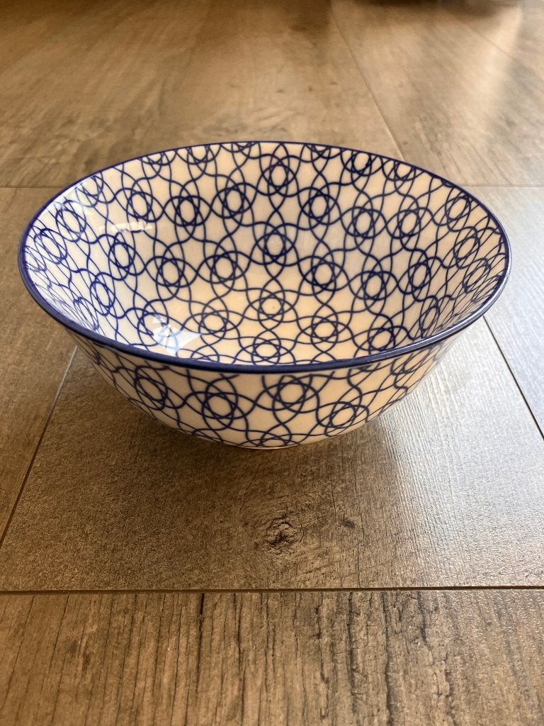 Tokyo Design Studio - Nippon Blue - Japanse kom (15x15x7 cm), Ophalen of Verzenden, Zo goed als nieuw, Kom(men), Overige stijlen