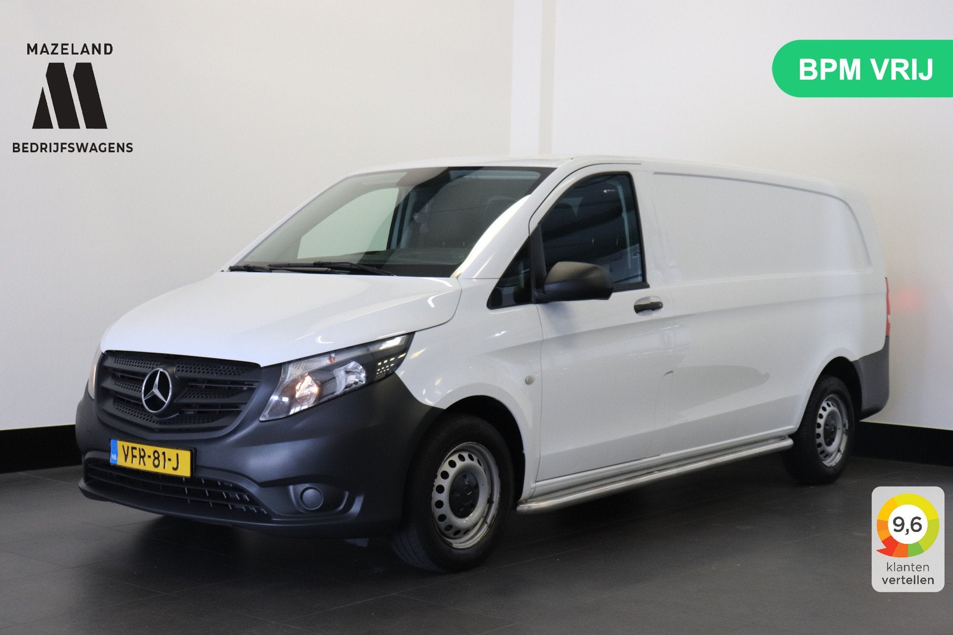 Mercedes-Benz Vito 110 CDI XL EURO 6 - Airco - Camera - €1, Voorwielaandrijving, Gebruikt, 4 cilinders, Wit