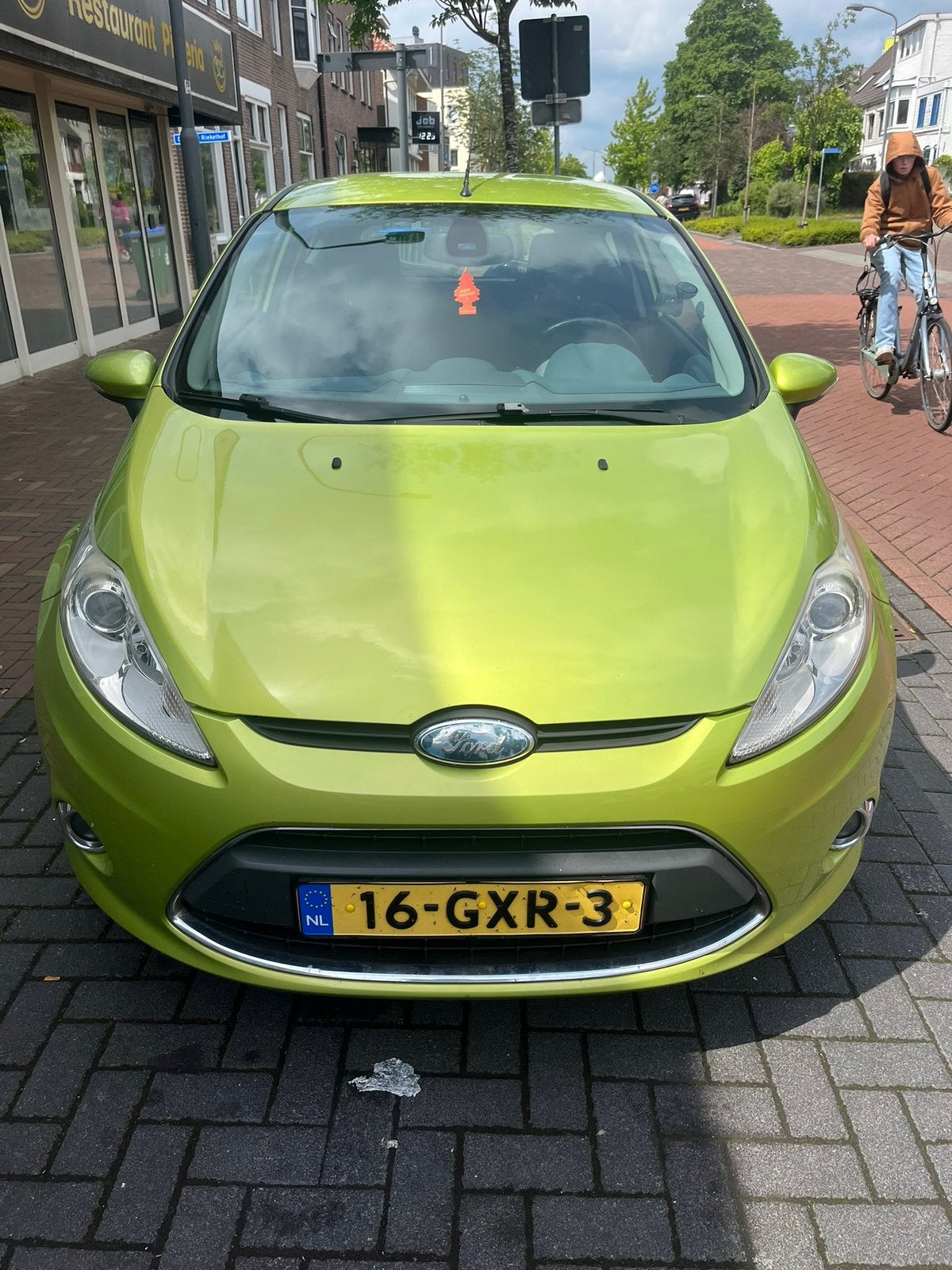 Ford Fiësta 1.25 60KW 3DR 2008 Groen, Voorwielaandrijving, 600 kg, Origineel Nederlands, Handgeschakeld