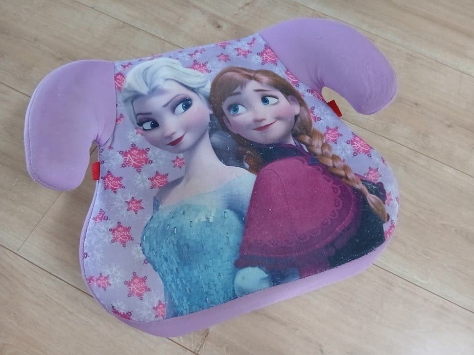 Frozen autozitje, Kinderen en Baby's, 15 t/m 36 kg, Ophalen, Overige merken, Gebruikt