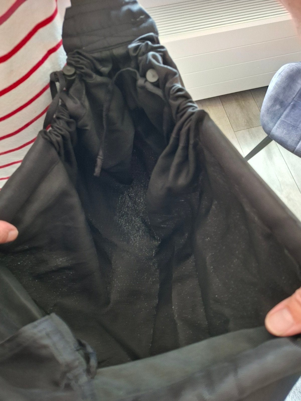 Dragzak voor kleine hond., Ophalen, Zo goed als nieuw, Zwart, Accessoires