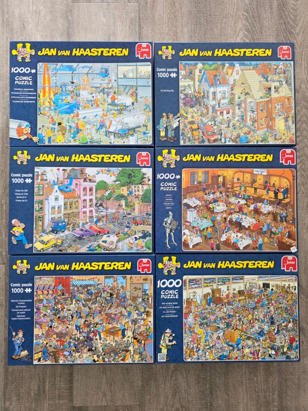 Jan van Haasteren Puzzels - 1000 stukjes, Ophalen of Verzenden, 500 t/m 1500 stukjes, Zo goed als nieuw, Legpuzzel