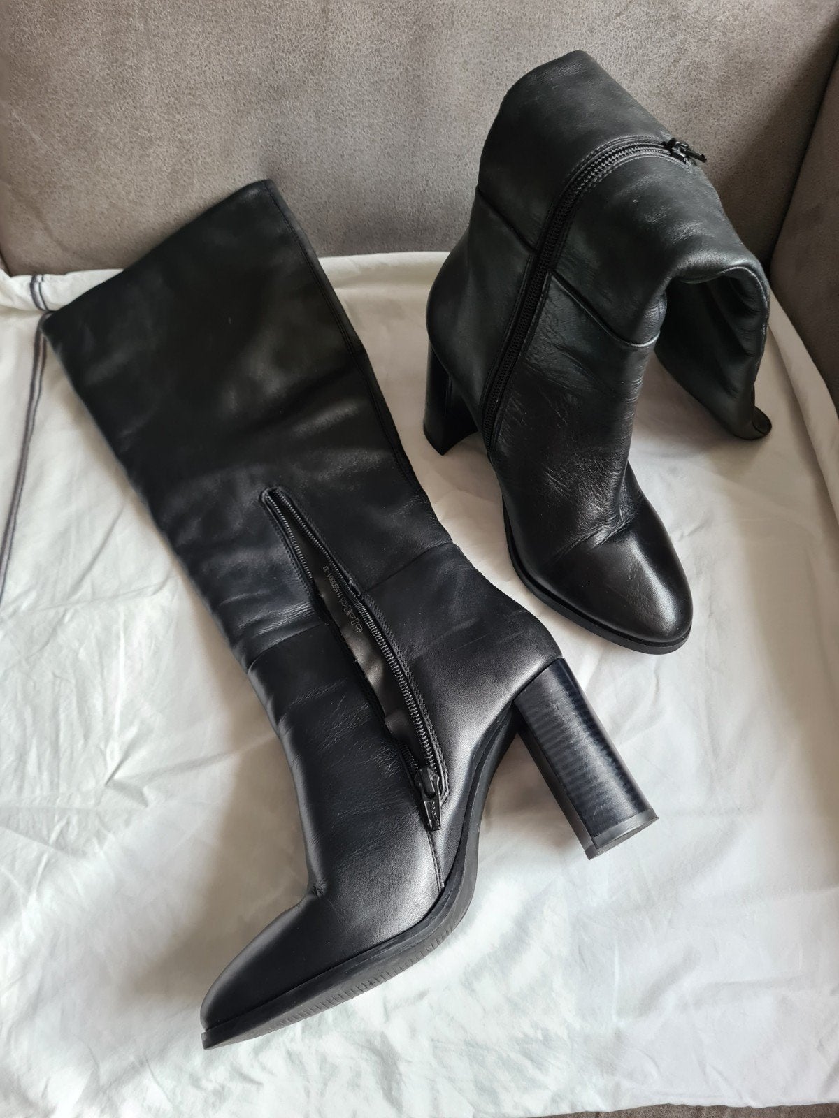 5th Avenue Leren Laarzen Zwart Maat 37, Kleding | Dames, Schoenen, Hoge laarzen, Zwart, Ophalen of Verzenden, 5th Avenue
