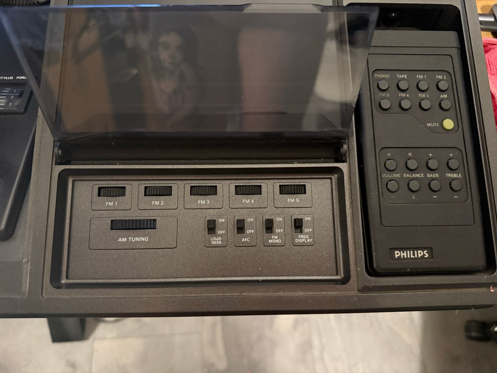 Philips 22AH888/00 Stereoset met Platenspeler en Radio, Ophalen, Philips, Gebruikt, Tuner of Radio