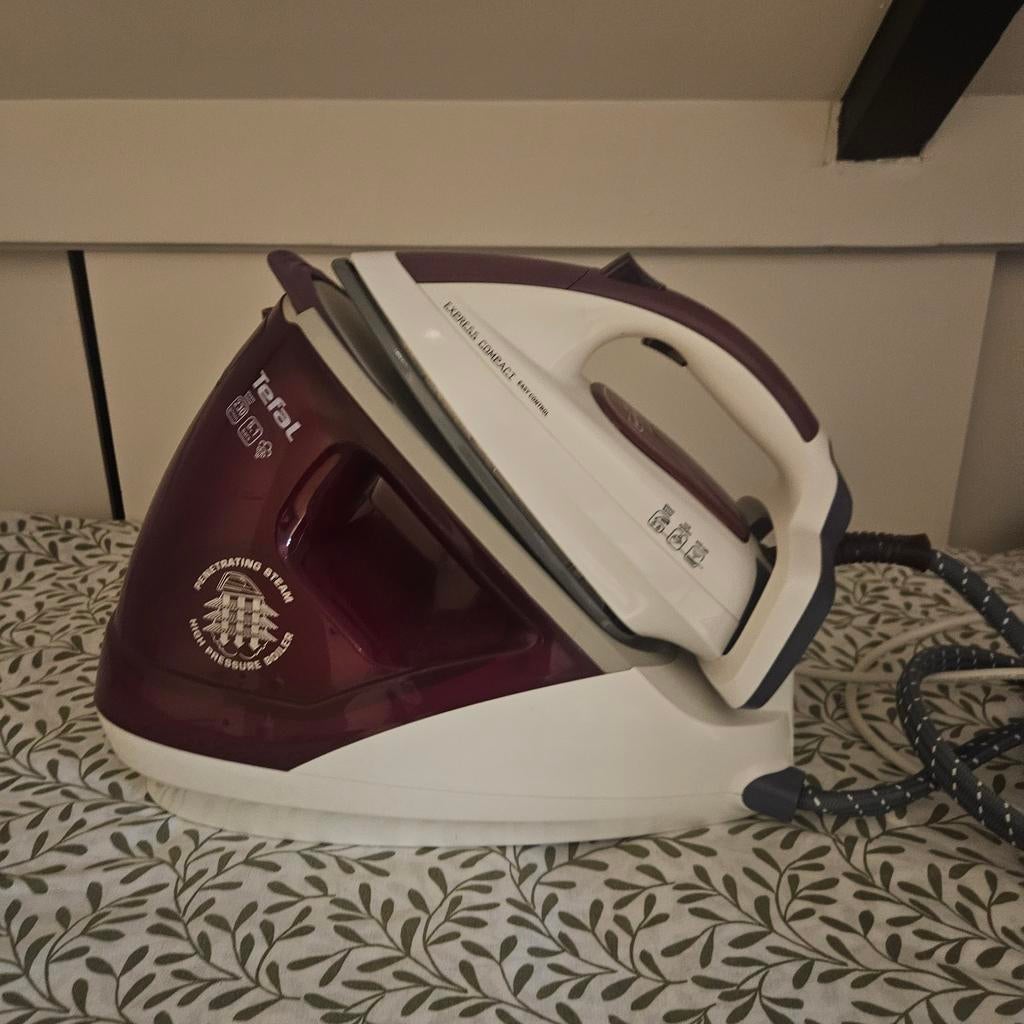 Tefal Express Compact Stoomgenerator, Witgoed en Apparatuur, Ophalen of Verzenden, Gebruikt, Strijkijzer met snoer