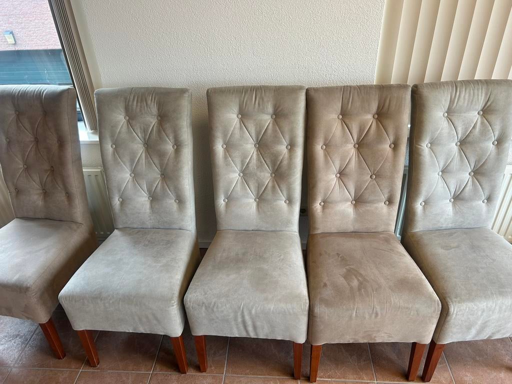 6 Eetkamerstoelen in 3 kleurtjes, Ophalen of Verzenden
