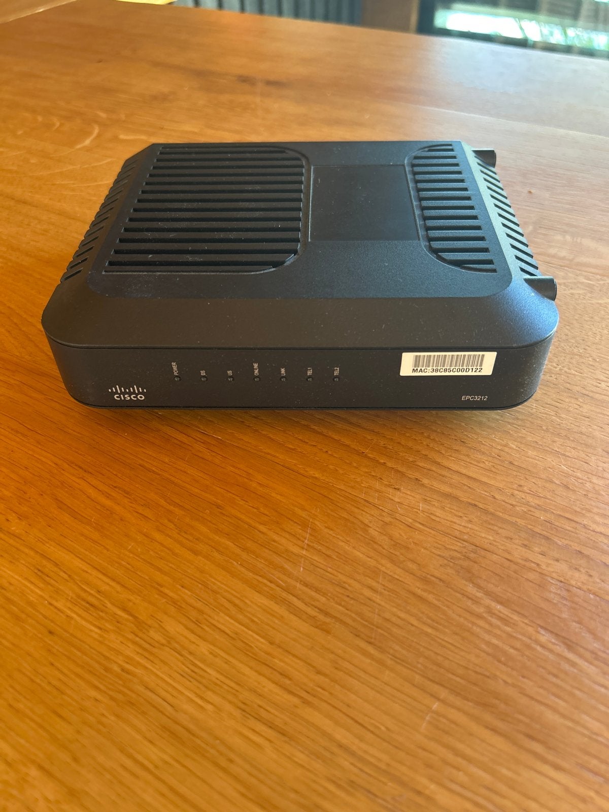 Cisco EPC3212 Kabelmodem - Router met modem, Computers en Software, Ophalen, Gebruikt, Router met modem