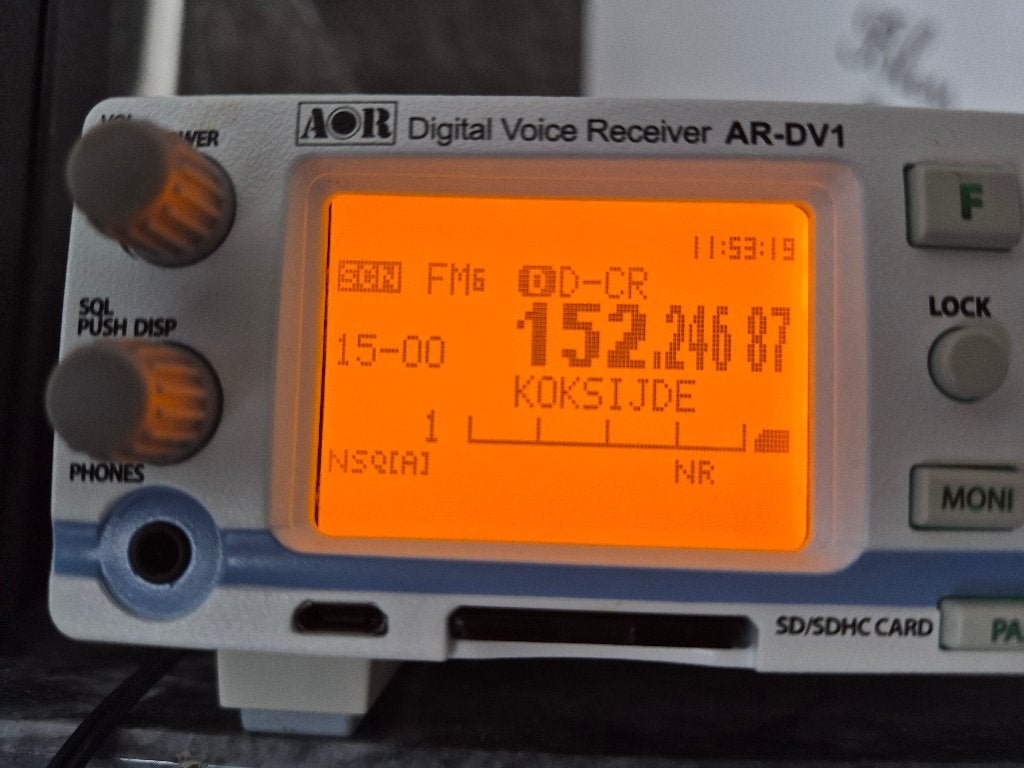 Aor ar-dv1, Telecommunicatie, Zenders en Ontvangers, Ophalen of Verzenden, Zo goed als nieuw, Ontvanger