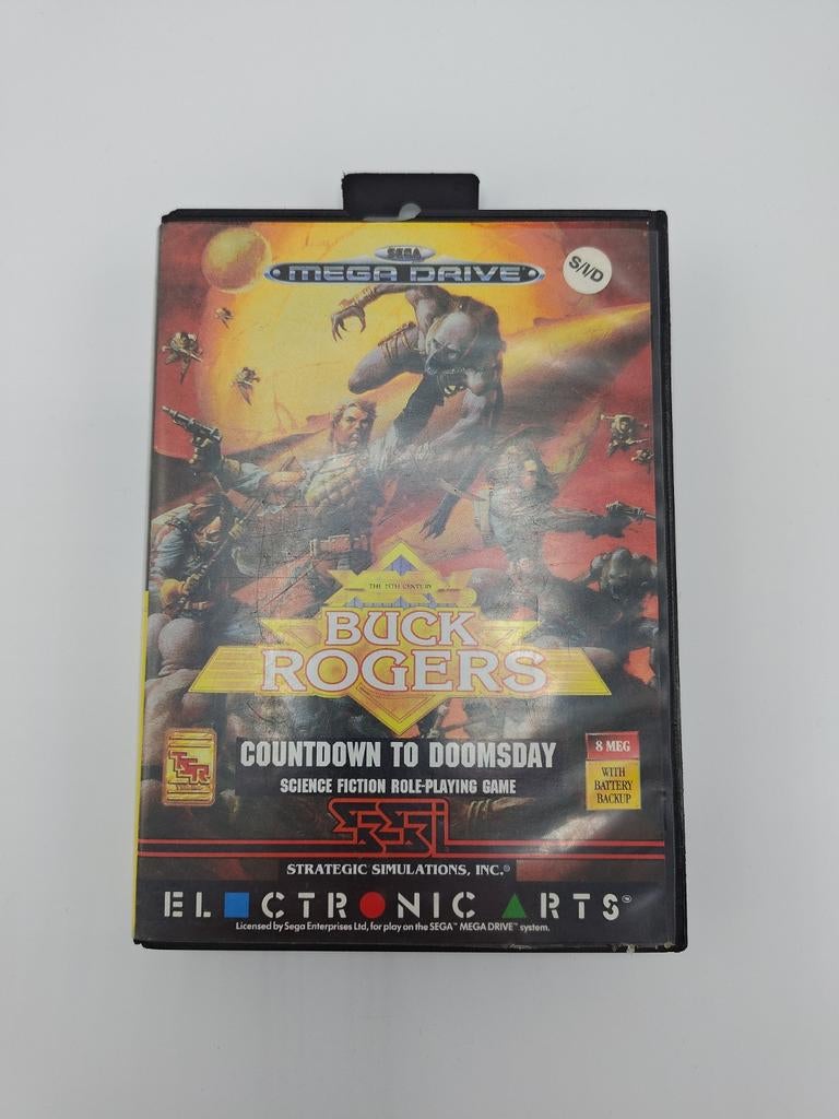 Buck Rogers: Countdown to Doomsday CIB PAL Sega Mega Drive, Gebruikt, 1 speler, Ophalen of Verzenden, Role Playing Game (Rpg)
