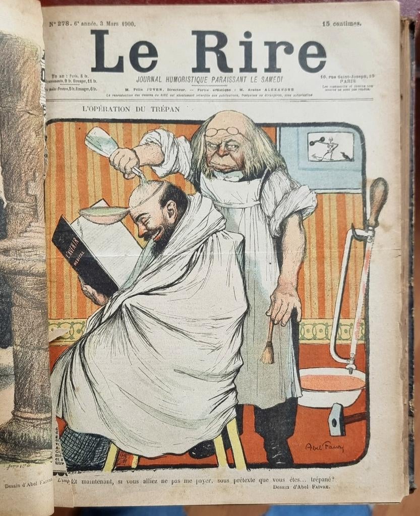 Le Rire - jaargang 1900 in hardcoververzamelbundel - IGST, Ophalen of Verzenden