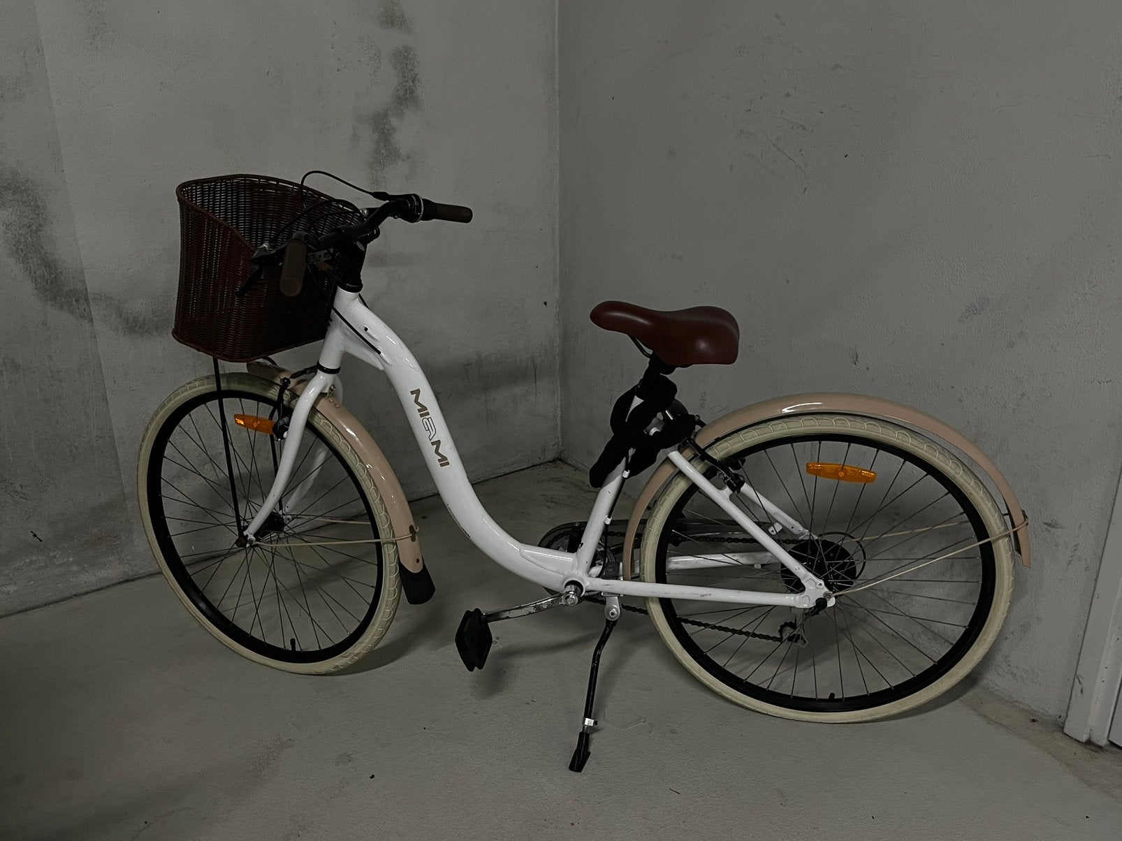 Miami Damesfiets met lage instap en mandje, Fietsen en Brommers, Terugtraprem, 50 tot 53 cm, Ophalen, Overige merken