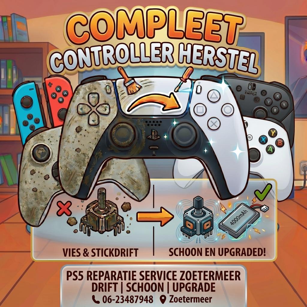 PS5/Xbox/switch Stickdrift REPARATIE/UPGRADE (TMR), Verzenden, Refurbished, Sony