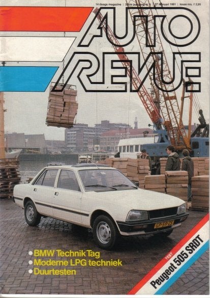 Autorevue 5 1981 : Peugeot 505 SR TD - Citroen Visa Super E, Ophalen of Verzenden, Gelezen, Algemeen