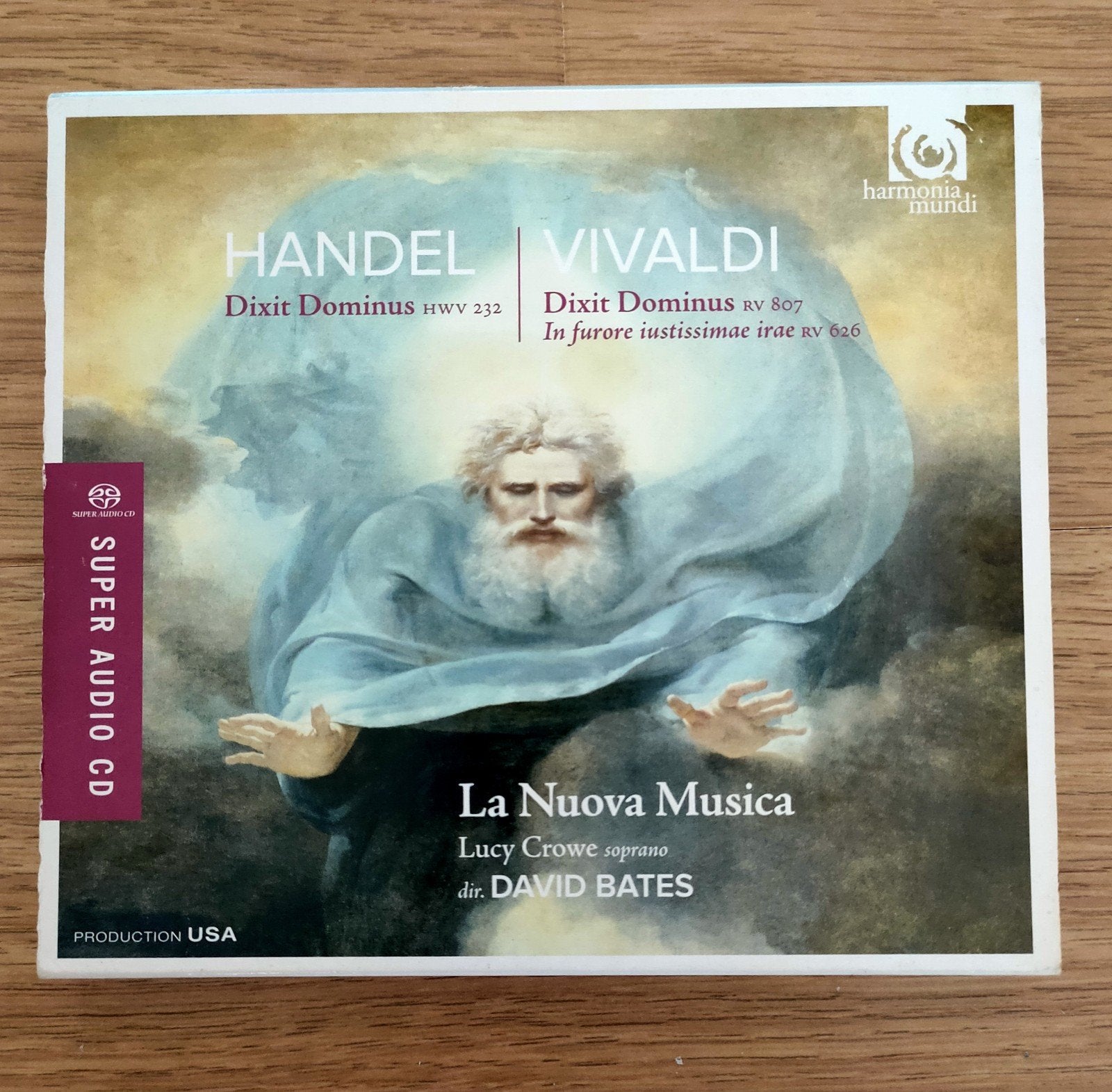 Handel & Vivaldi: Dixit Dominus - La Nuova Musica SACD, Ophalen of Verzenden, Barok, Zo goed als nieuw, Vocaal