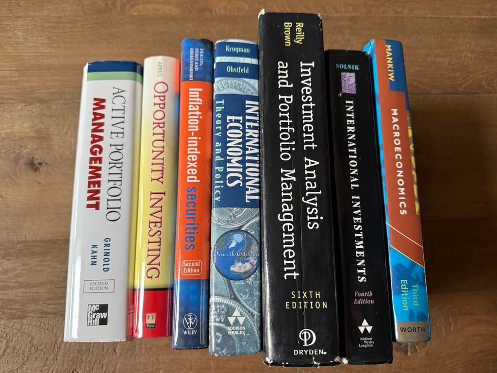 Finance & Investment studieboeken pakket, Ophalen of Verzenden, Beta, Zo goed als nieuw, WO
