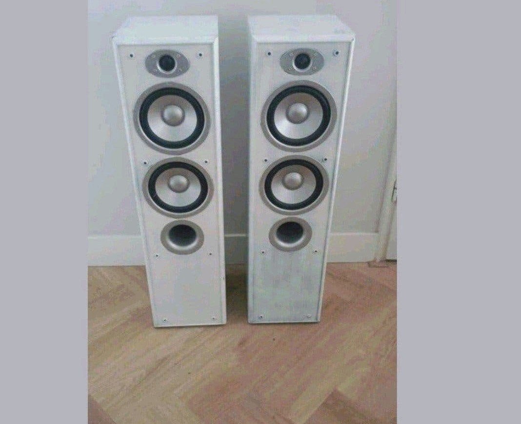 Jamo speakers. De zeldzame echte! Incl zwarte stofkappen, Ophalen of Verzenden