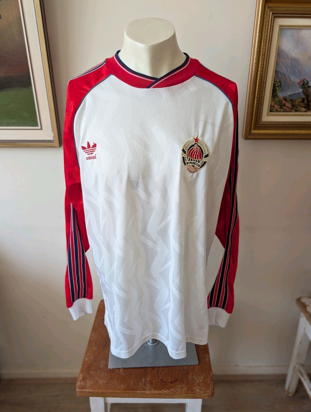 Joegoslavië - Begin jaren 90' Adidas voetbalshirt, Ophalen of Verzenden, Shirt