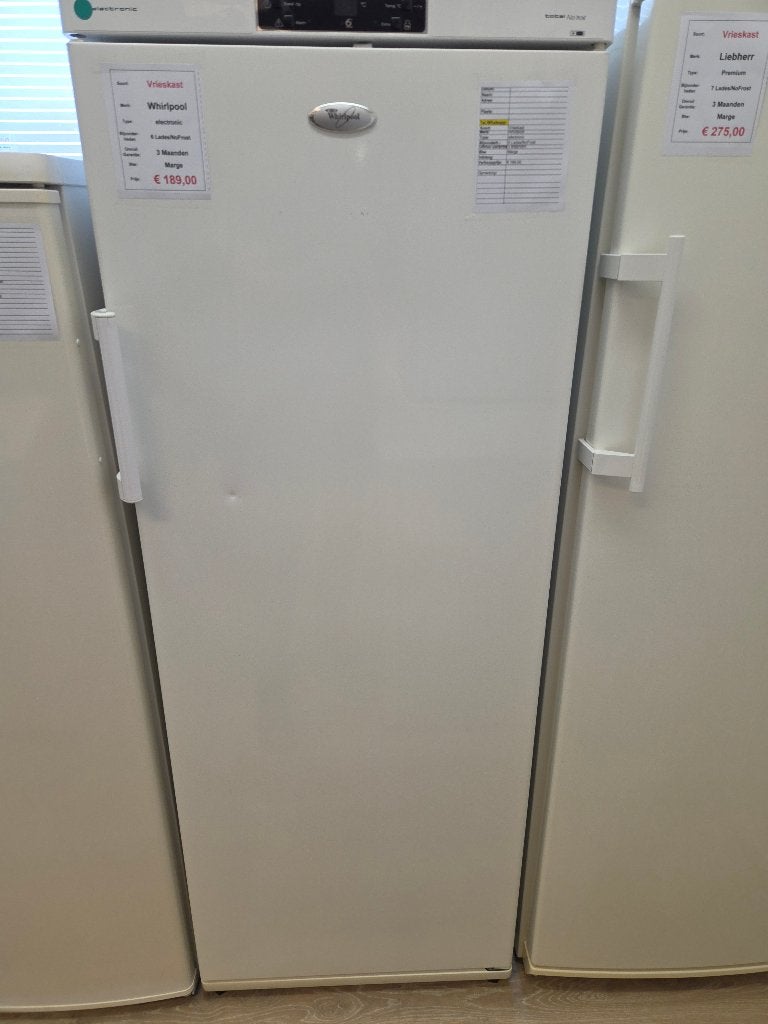 vrieskast - Whirlpool - NoFrost - 6lades, Witgoed en Apparatuur, Vriezers en Diepvrieskisten, Gebruikt, USA, Consumercare_benelux@europeanappliances.com