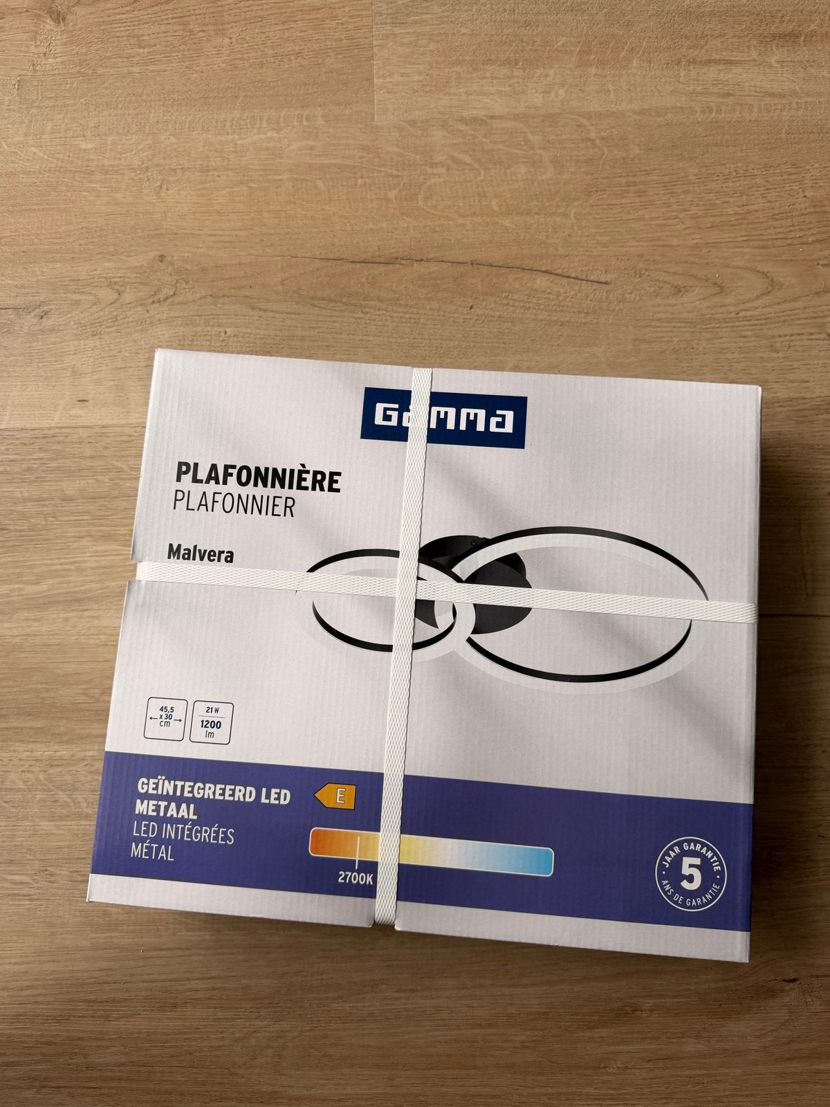Moderne Plafonnière Malvera Gamma - Nieuw in doos, Modern, LED, Nieuw, Ophalen of Verzenden