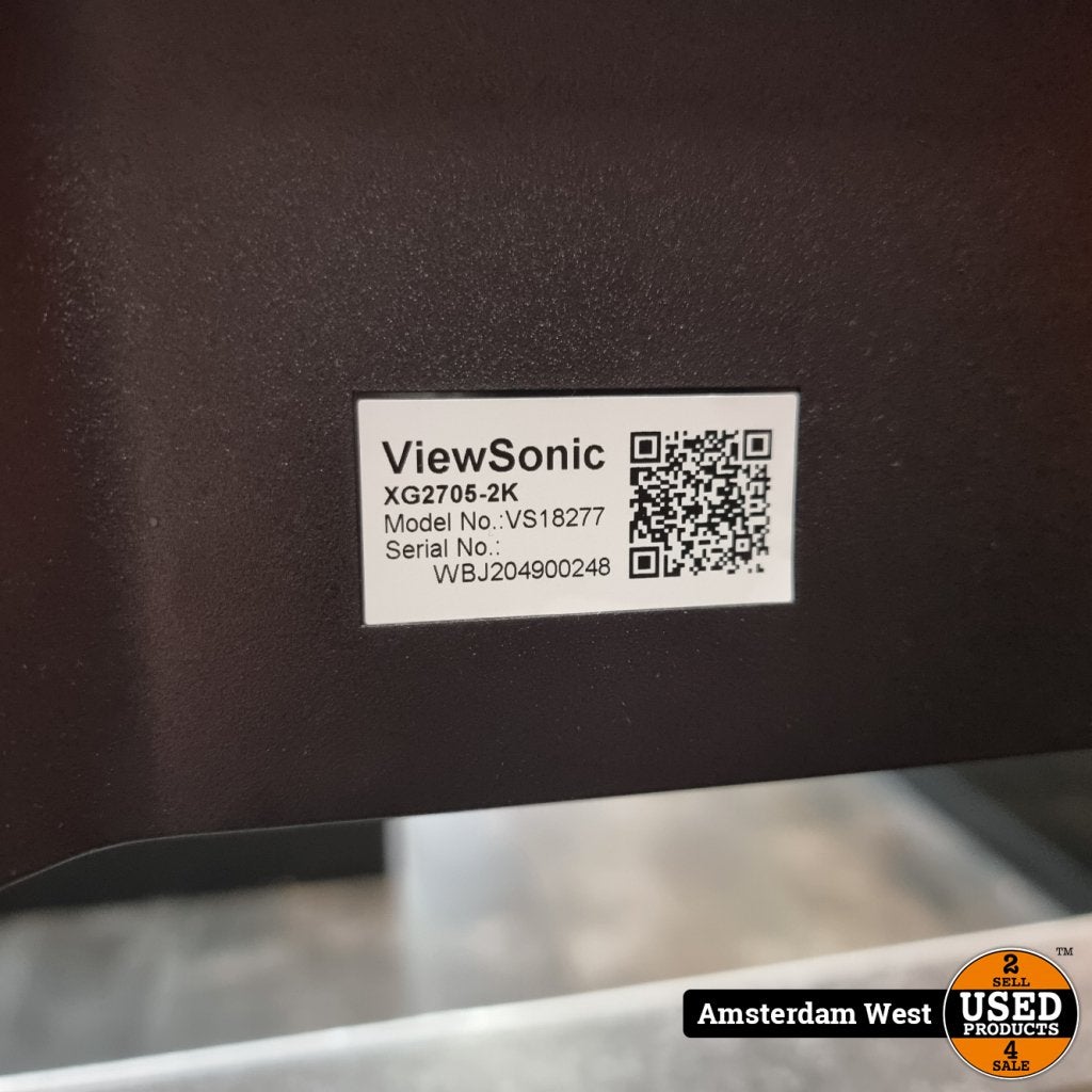 ViewSonic VG2756-2K 27 Monitor | Nette staat, Computers en Software, ViewSonic, Zo goed als nieuw, https://www.viewsonic.com/us/customer-service/contact-us