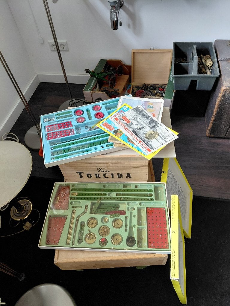 Te koop partij Meccano, Kinderen en Baby's, Ophalen, Gebruikt