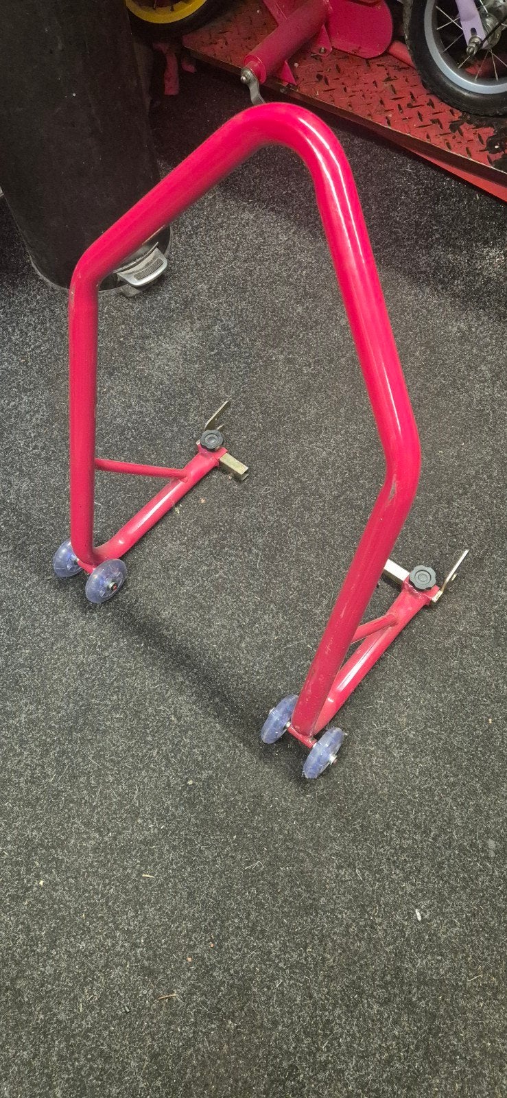 paddock stand motor, Ophalen