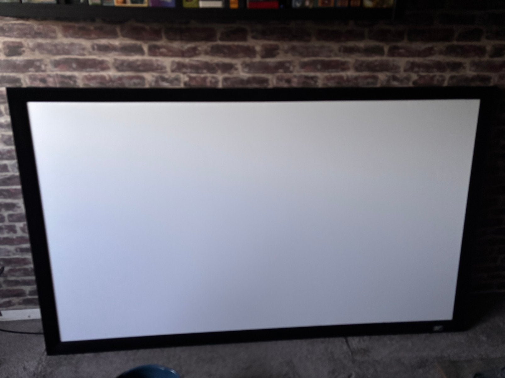 Elite screens ER92WH1 projector scherm, Ophalen, Handmatig, Gebruikt