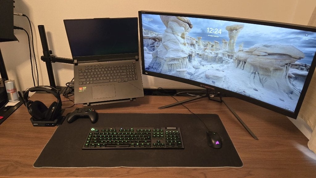 ROG Strix G733PY Gaming Laptop + Acer Predator 34" Curved, AMD Ryzen 7945HX, Met videokaart, ASUS ROG Strix, Ophalen of Verzenden
