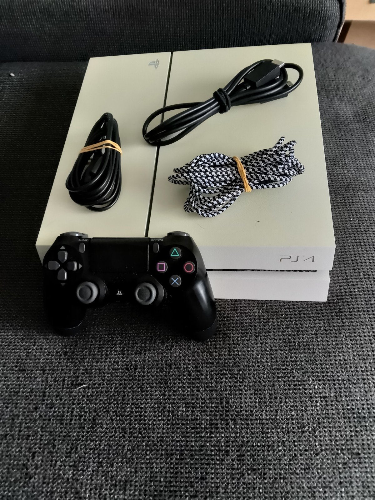 Sony PlayStation 4 (PS4) Original - Wit met controller, Spelcomputers en Games, Spelcomputers | Sony PlayStation 4, 500 GB, Ophalen of Verzenden