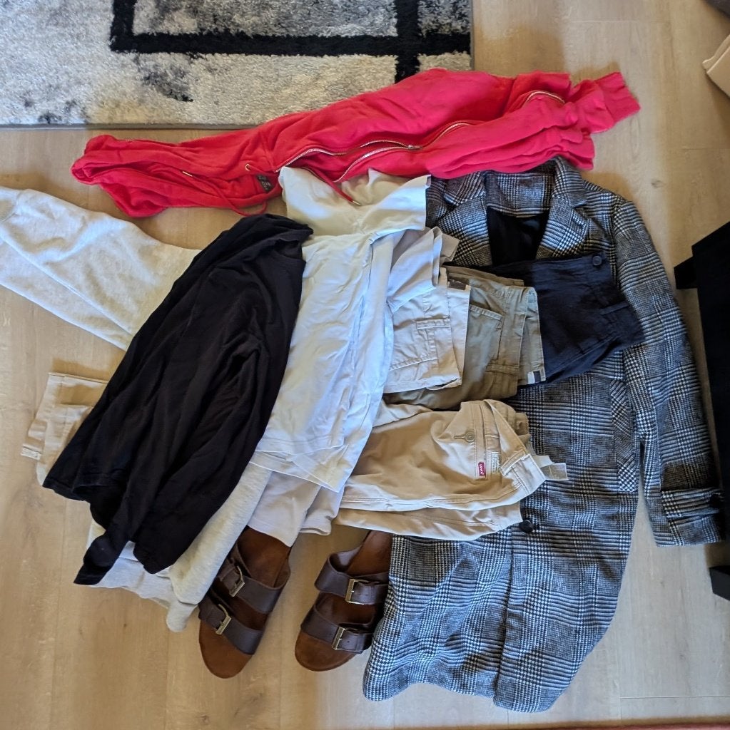 Large bag of men's clothing, approx. 8 kg, adult sizes, Ophalen, Gedragen, Maat 48/50 (M)