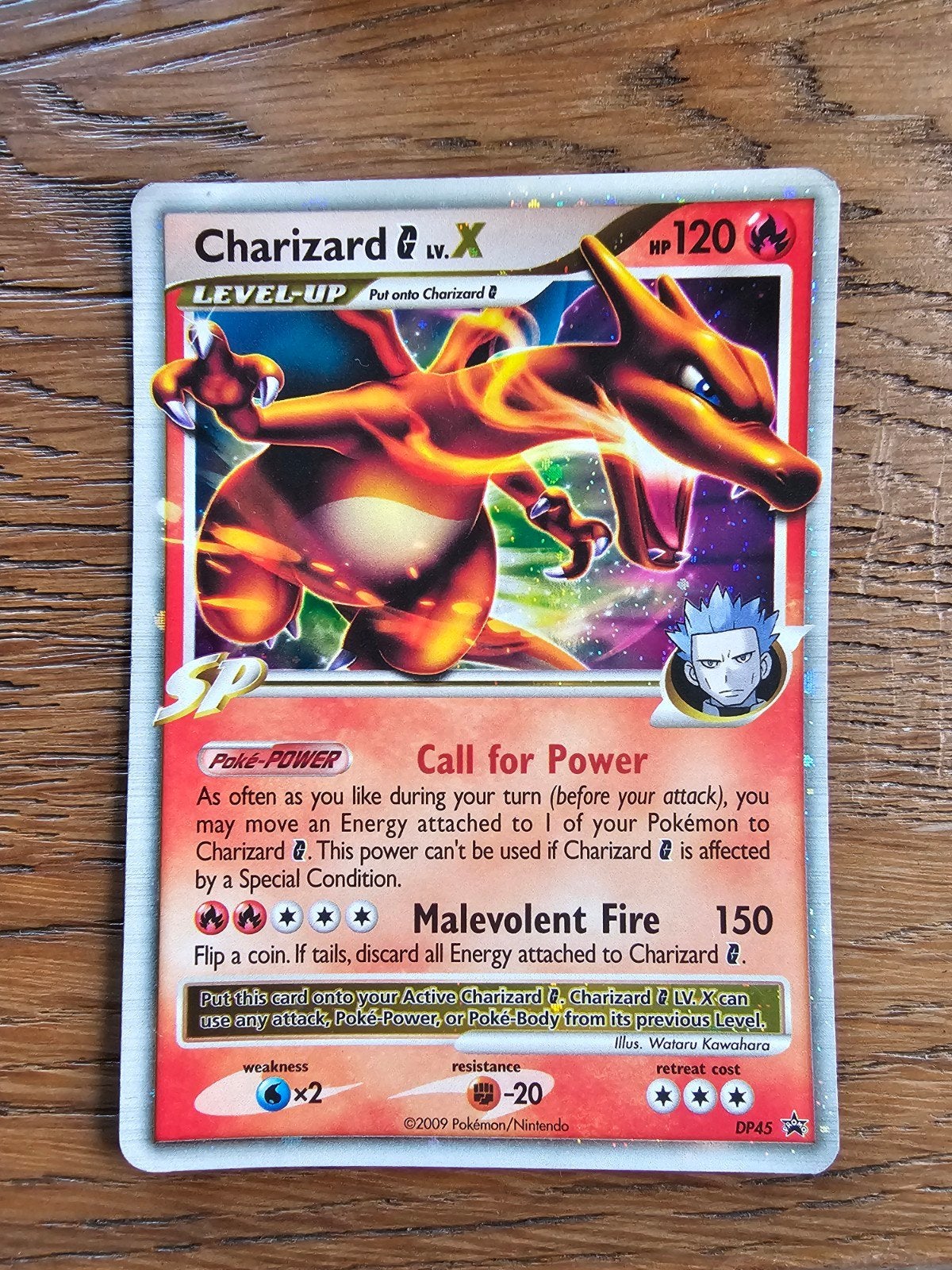 Charizard G LV.X Pokémon Kaart DP45, Hobby en Vrije tijd, Ophalen of Verzenden, Zo goed als nieuw