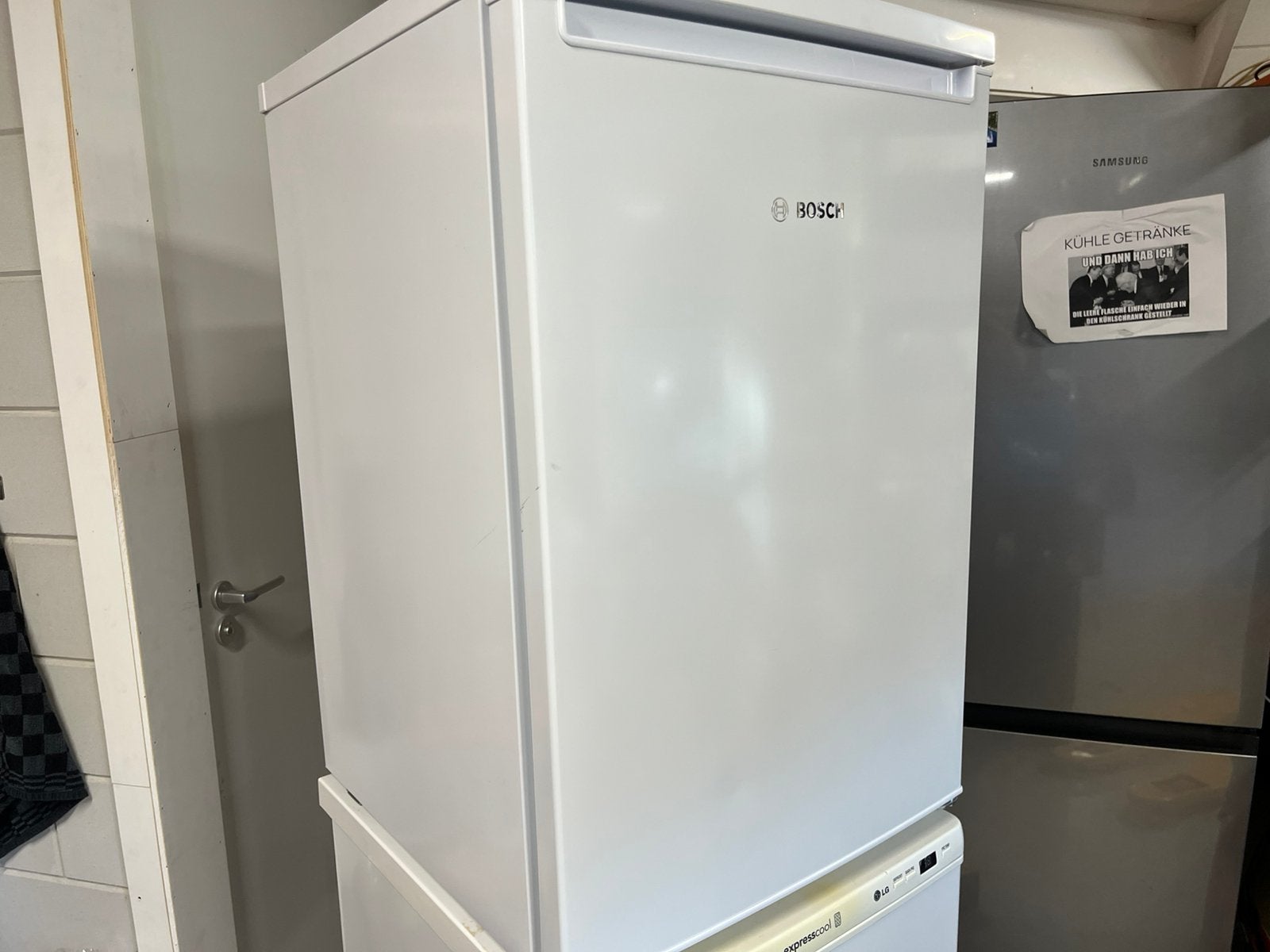 LG Vriezer + Bosch Koelkast – Set – Perfect Werkend, Witgoed en Apparatuur, Vriezers en Diepvrieskisten, Ophalen, Zo goed als nieuw