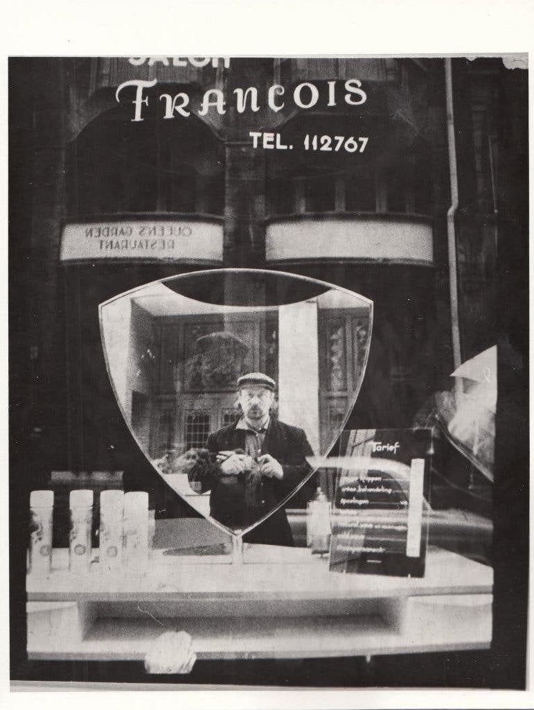 Gerard Fieret publicatiefoto jaren 80 - zelfportret, Ophalen of Verzenden, 1960 tot 1980, Overige onderwerpen