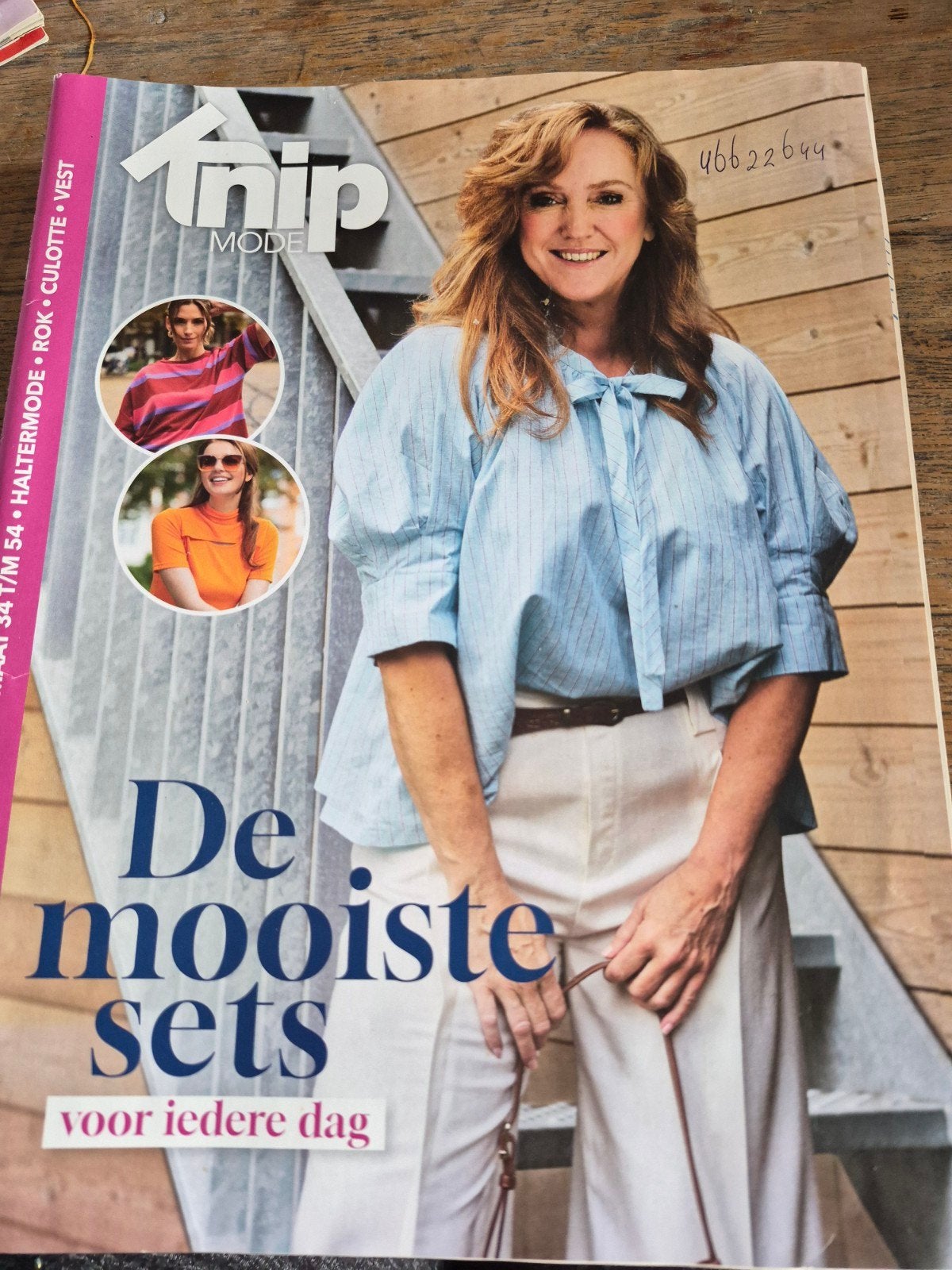 Knipmode magazine met vaste patroonbladen, Ophalen of Verzenden, Gebruikt, Overige typen