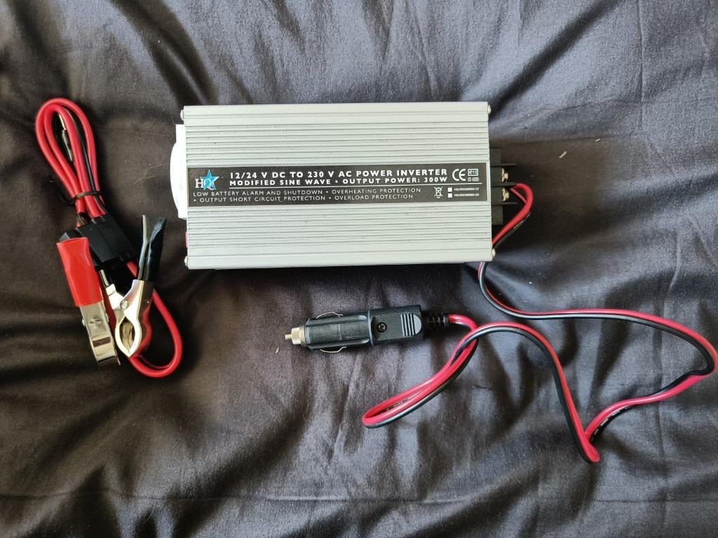 HQ Power Inverter spannings omvormer met USB poort, Ophalen of Verzenden, Gebruikt