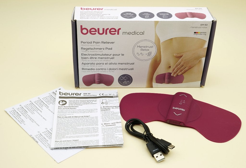 Beurer EM 50 Relax TENS & Warmtepad tegen menstruatiepijn, Gebruikt, ., Beurer, Overige typen