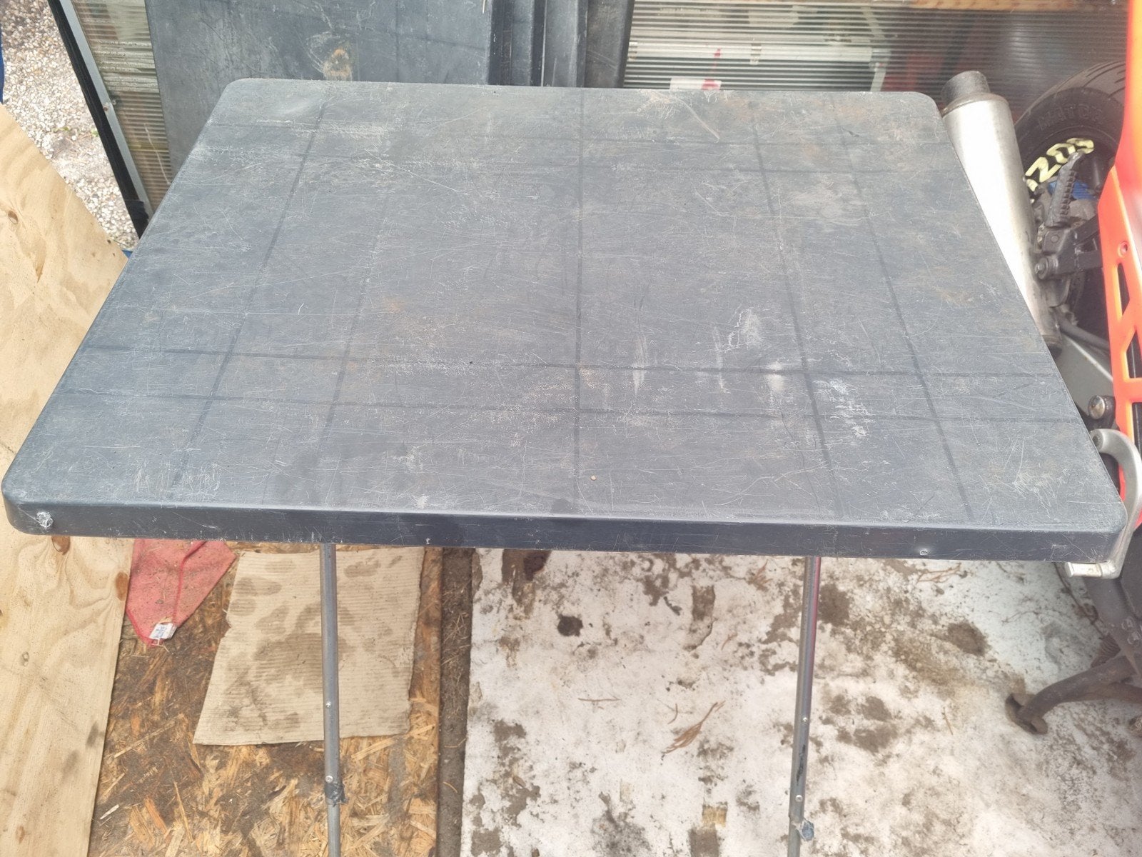 Handige klaptafel - Ideaal voor elke gelegenheid, Ophalen, 50 tot 100 cm, Vierkant, Praktisch en functioneel