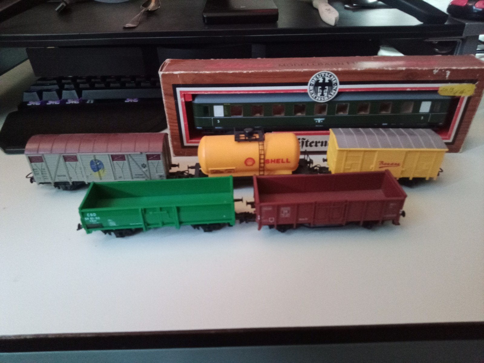 H0 trein wagonntjes te koop gelijkstroom, Hobby en Vrije tijd, Modeltreinen | H0, Gebruikt, Gelijkstroom, Fleischmann, Wagon