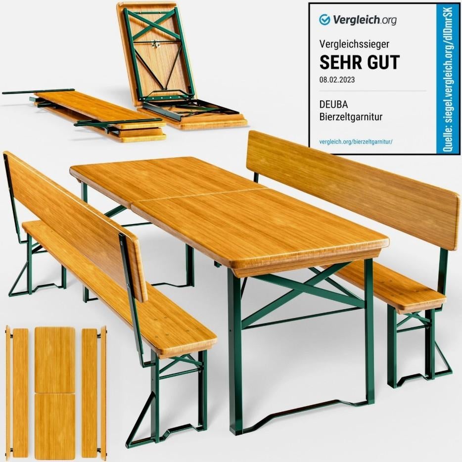 Biertafel biertafels bierbanken + rugleuning GRATIS BEZORGD!, Campingtafel, Verzenden, Nieuw, Nvt