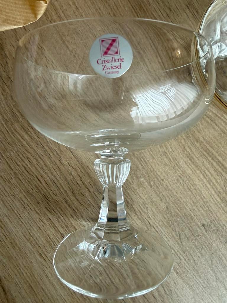 Elegante Kristallen Coupe Glas - Cristallerie Zwiesel, Ophalen of Verzenden