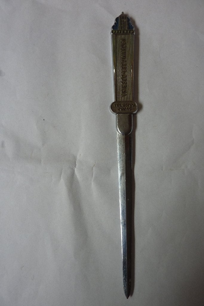 vintage briefopener Vriesco Leeuwarden, Ophalen of Verzenden