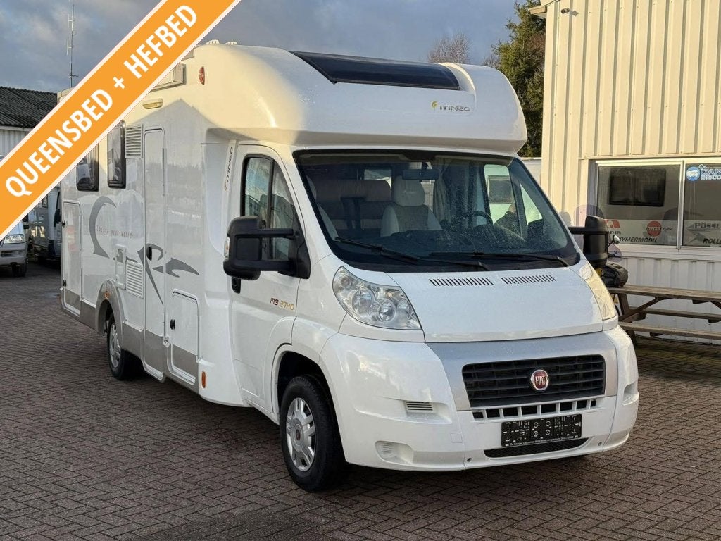 Rapido Itineo MB 740 Queensbed en hefbed 2012 Euro 5 xxl, Overige merken, Fiat, Bedrijf, Half-integraal