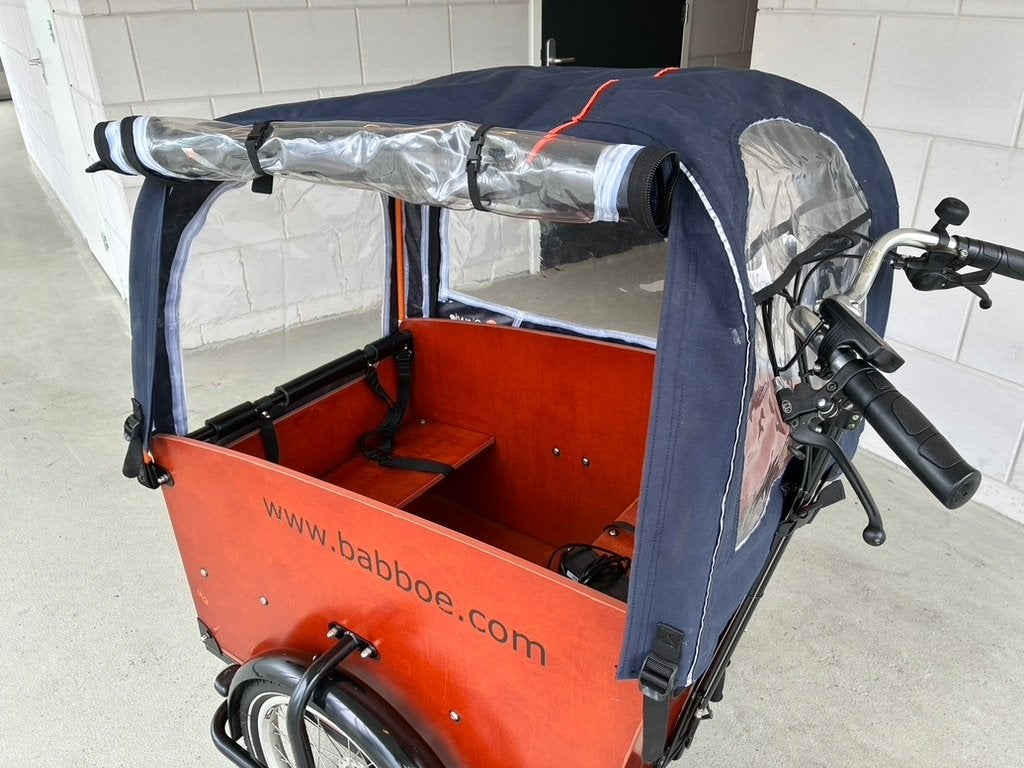 Babboe-Big-E-Bike-Met-Nieuwe-Accu-Met-Testrapport-Zie-Foto's, Fietsen en Brommers, Fietsen | Bakfietsen, 4 kinderen of meer, Huif