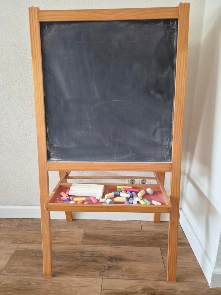 Schoolbord krijt/writeboard, Ophalen, Gebruikt, Krijtbord