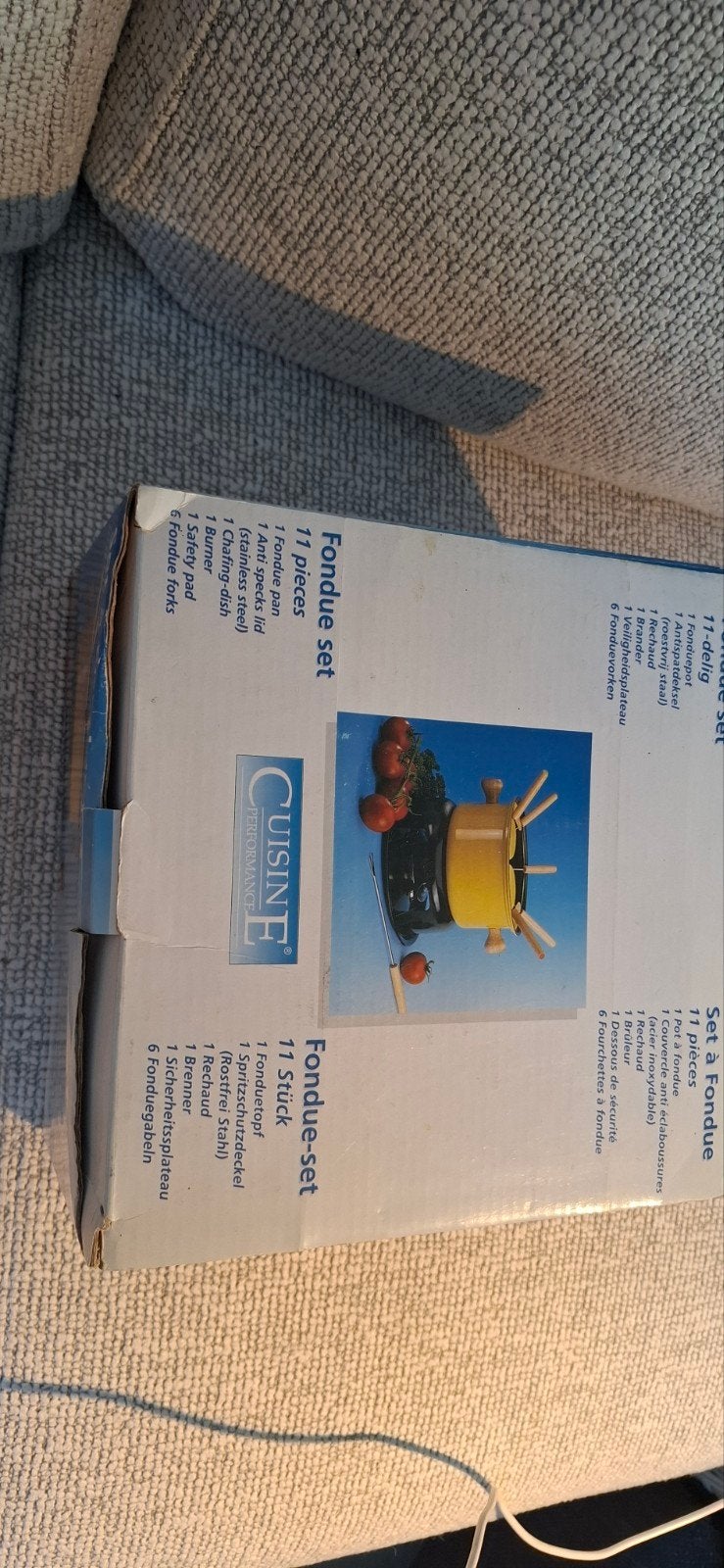 Cuisine Performance 11-delige Fondueset - Nieuw in doos, Ophalen of Verzenden, Nieuw, Brander, Fondueset