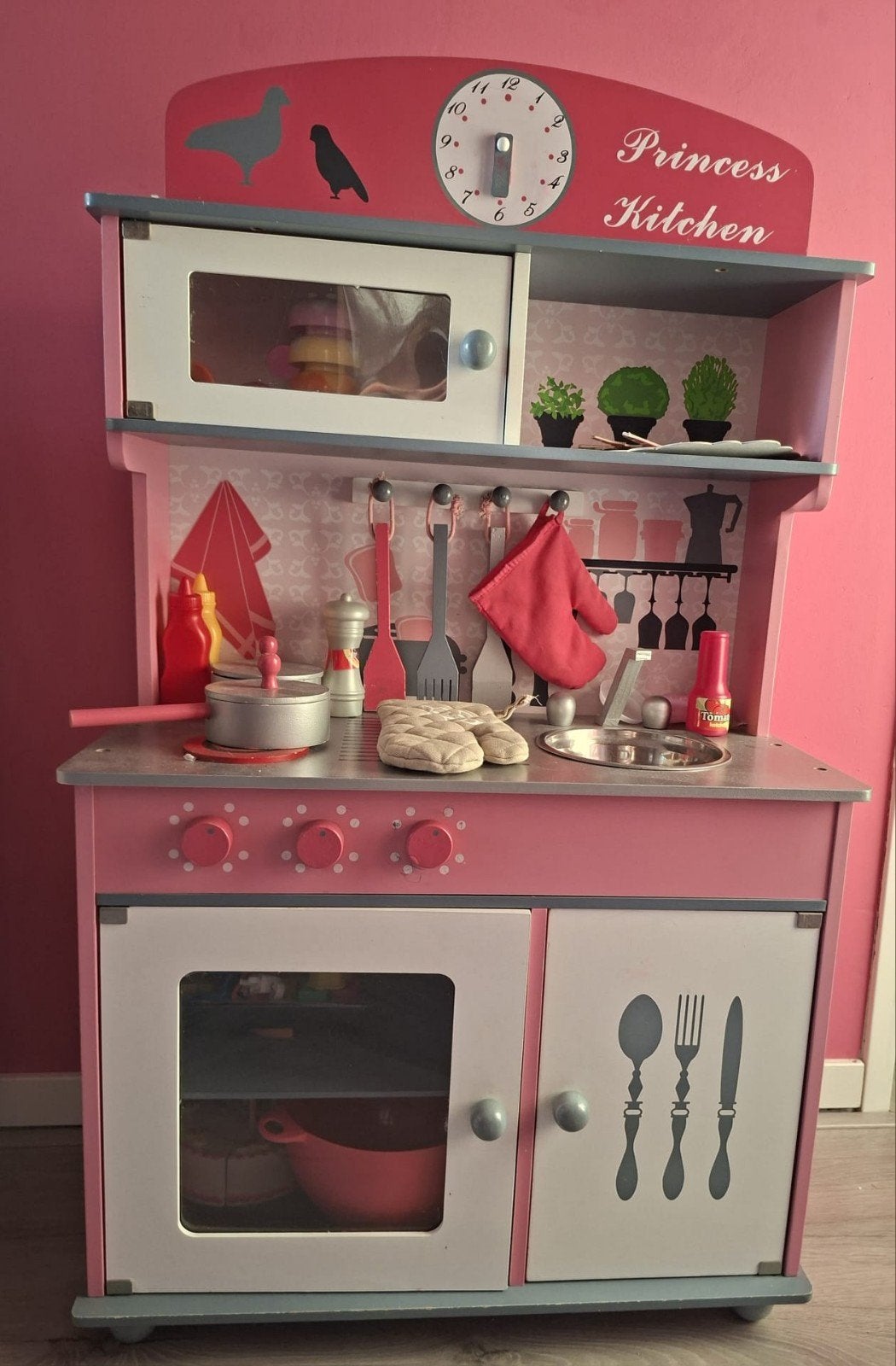 Leuk roze kinderkeukentje 'Princess Kitchen', Ophalen of Verzenden, Gebruikt, Ontdekken